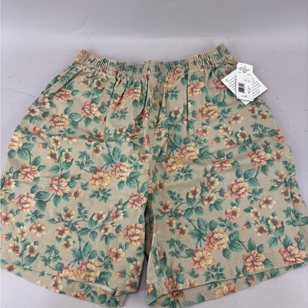 Vintage Floral Print Shorts